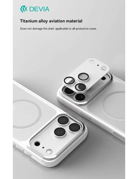 DEVIA PROTECTOR CAMARA IPHONE 18 PRO MAX NEGRO