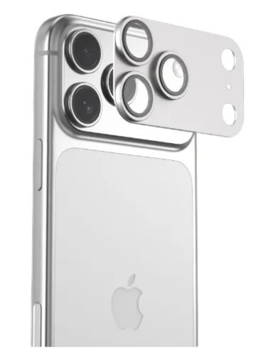 DEVIA PROTECTOR CAMARA IPHONE 18 PRO PLATA
