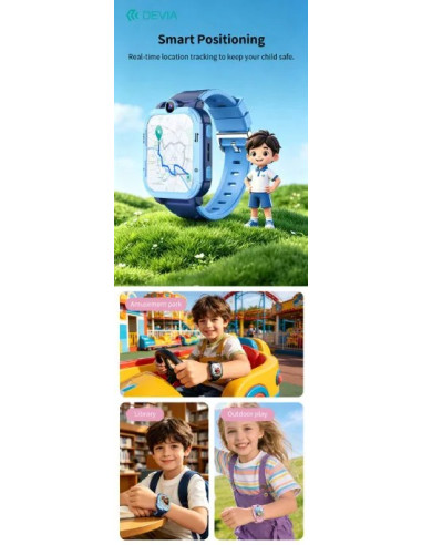 DEVIA SMARTWATCH KIDS1 4G NEGRO
