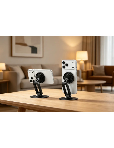 DEVIA SOPORTE PLEGABLE GIRATORIO 360º MAGNÉTICO