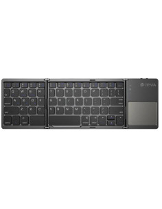 DEVIA TECLADO BLUETOOTH PLEGABLE TOUCHPAD GRIS