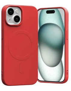 GOOSPERY CARCASA SILICONA MAGSAFE IPHONE 14 ROJO