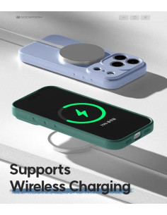 GOOSPERY CARCASA SILICONA MAGSAFE IPHONE 15 LILA 2