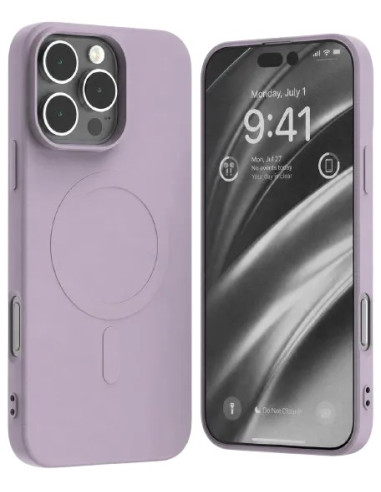 GOOSPERY CARCASA SILICONA MAGSAFE IPHONE 15 PRO MAX LILA