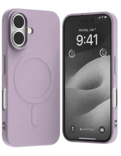 GOOSPERY CARCASA SILICONA MAGSAFE IPHONE 16  LILA