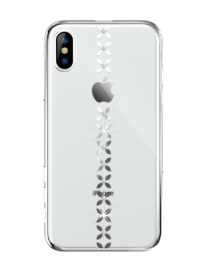 DEVIA CARCASA STAR SWAROVSKI IPHONE XS MAX PLATA