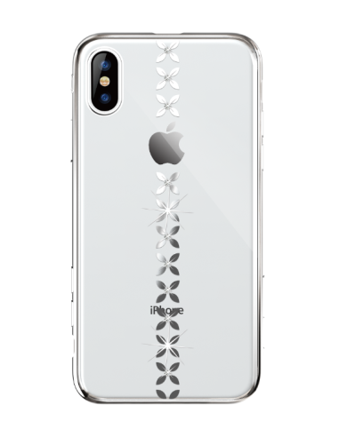 DEVIA CARCASA STAR SWAROVSKI IPHONE XS MAX PLATA