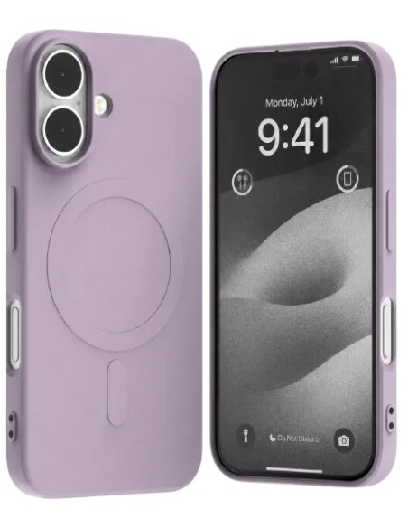 GOOSPERY CARCASA SILICONA MAGSAFE IPHONE 17  LILA