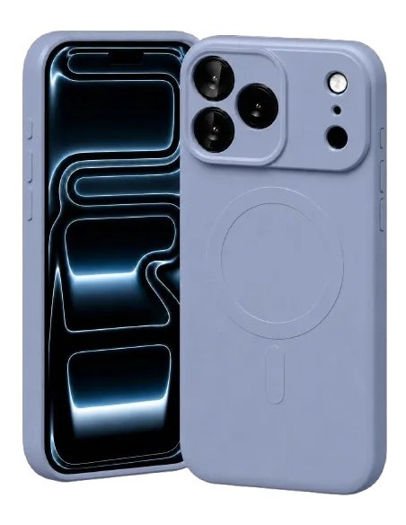 GOOSPERY CARCASA SILICONA MAGSAFE IPHONE 18 PRO / 17 PRO AZUL GLACIAL