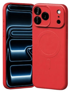 GOOSPERY CARCASA SILICONA MAGSAFE IPHONE 18 PRO / 17 PRO ROJO