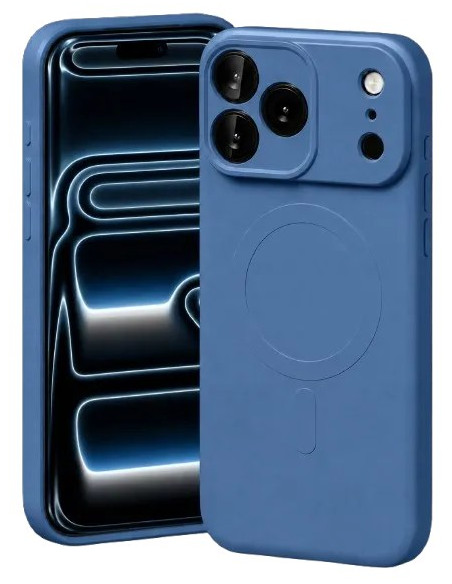 GOOSPERY CARCASA SILICONA MAGSAFE IPHONE 18 PRO MAX / 17 PRO MAX AZUL