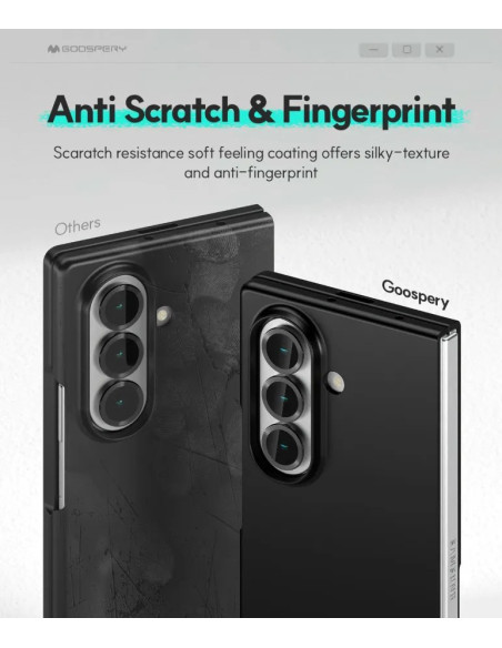 GOOSPERY FUNDA FARD Z FOLD 8 ULTRA NEGRO