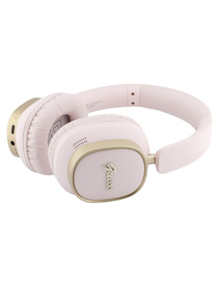 GUESS AURICULAR BLUETOOTH ENC RECTANGLE ROSA/DORADO