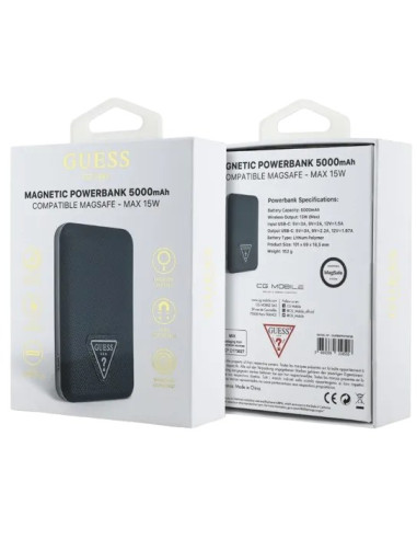 GUESS BATERIA MAGSAFE 5000mAh TRIANGLE AZUL