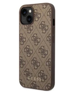 GUESS CARCASA 4G IPHONE 15 PLUS MARRON