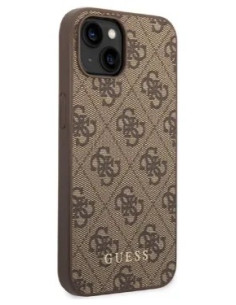 GUESS CARCASA 4G IPHONE 15 PLUS MARRON 2