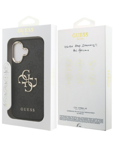 GUESS CARCASA 4G IPHONE 17 NEGRO