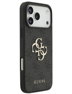GUESS CARCASA 4G IPHONE 17 PRO MAX GRIS 2