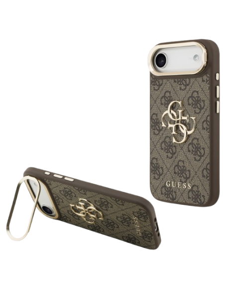 GUESS CARCASA 4G SOPORTE CAMARA IPHONE AIR MARRON