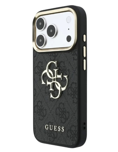 GUESS CARCASA 4G IPHONE 18 PRO MAX/17 PRO MAX GRIS