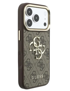 GUESS CARCASA 4G IPHONE 18 PRO MAX/17 PRO MAX MARRON 2