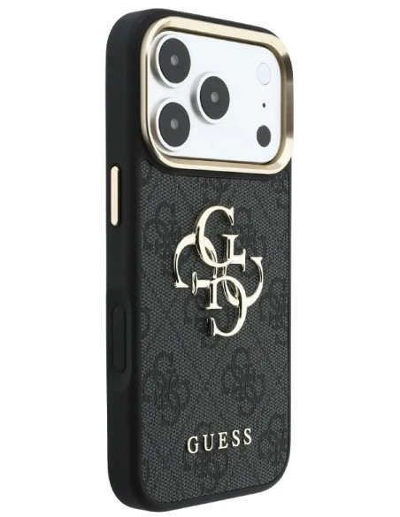GUESS CARCASA 4G IPHONE 18 PRO/17 PRO GRIS