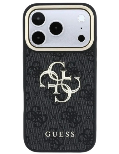GUESS CARCASA 4G IPHONE 18 PRO/17 PRO GRIS