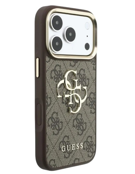 GUESS CARCASA 4G IPHONE 18 PRO/17 PRO MARRON