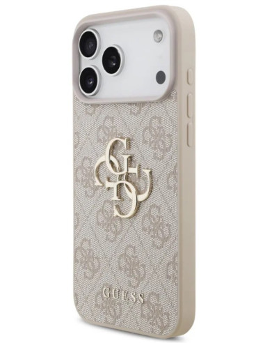 GUESS CARCASA 4G LOGO IPHONE 17 PRO ROSA