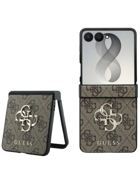 GUESS CARCASA 4G SAMSUNG Z FLIP 8 MARRON