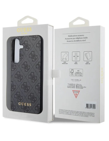 GUESS CARCASA 4G SCRIPT SAMSUNG S24 GRIS