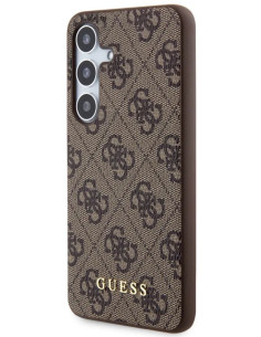 GUESS CARCASA 4G SCRIPT SAMSUNG S24 MARRON