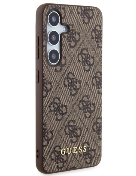 GUESS CARCASA 4G SCRIPT SAMSUNG S24 MARRON