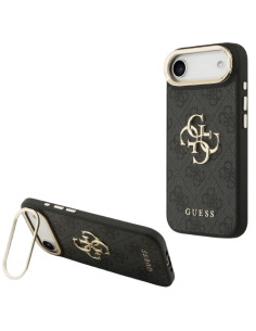 GUESS CARCASA 4G SOPORTE CAMARA IPHONE AIR NEGRO