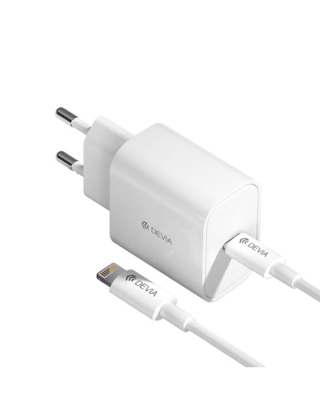 DEVIA CARGADOR TIPO C 20w + CABLE C-IOS