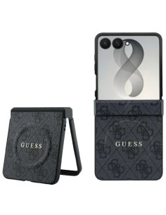 GUESS CARCASA MAGNETIC 4G SAMSUNG Z FLIP 8 GRIS