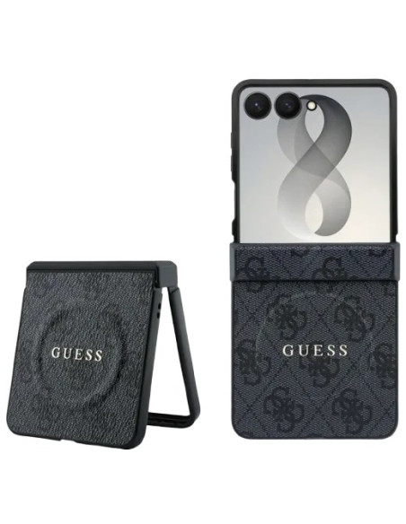 GUESS CARCASA MAGNETIC 4G SAMSUNG Z FLIP 8 GRIS