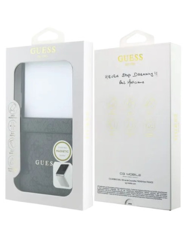 GUESS CARCASA MAGNETIC 4G SAMSUNG Z FLIP 8 GRIS