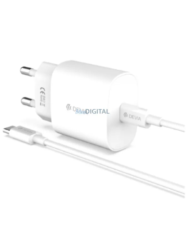 DEVIA CARGADOR Tipo C 25w + CABLE C-C