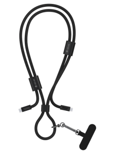 DEVIA COLGANTE/CABLE C-C 60W 1.6m NEGRO