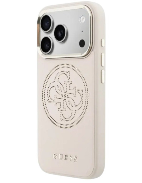 GUESS CARCASA MAGSAFE 4G PERFORATED IPHONE 17 PRO MAX ROSA