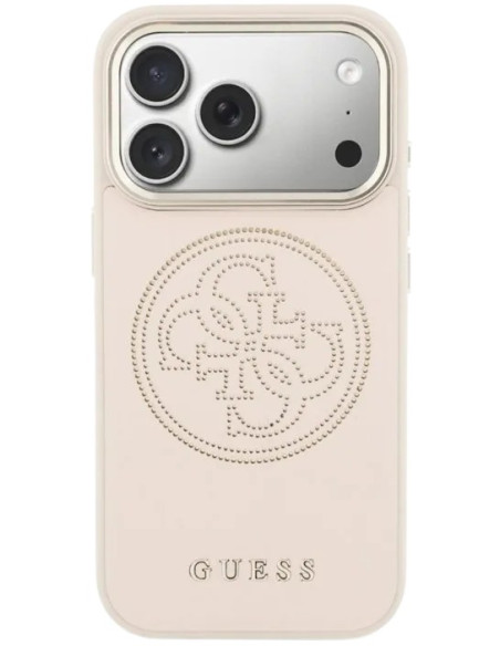 GUESS CARCASA MAGSAFE 4G PERFORATED IPHONE 17 PRO MAX ROSA