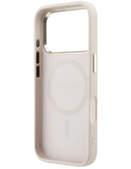 GUESS CARCASA MAGSAFE 4G PERFORATED IPHONE 17 PRO MAX ROSA