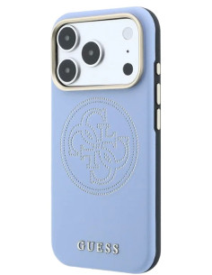 GUESS CARCASA MAGSAFE 4G PERFORATED IPHONE 18 PRO MAX/17 PRO MAX AZUL GLACIAL