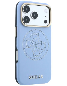 GUESS CARCASA MAGSAFE 4G PERFORATED IPHONE 18 PRO MAX/17 PRO MAX AZUL GLACIAL 2