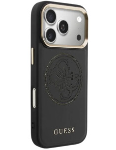 GUESS CARCASA MAGSAFE 4G PERFORATED IPHONE 18 PRO MAX/17 PRO MAX NEGRO 2