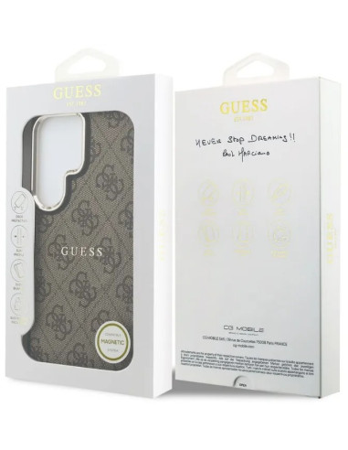 GUESS CARCASA MAGSAFE 4G SAMSUNG S26 ULTRA MARRON