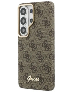 GUESS CARCASA MAGSAFE 4G SCRIPT SAMSUNG S26 ULTRA MARRON
