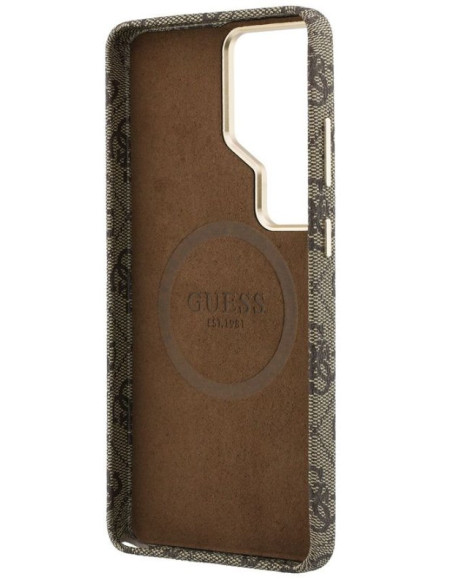 GUESS CARCASA MAGSAFE 4G SCRIPT SAMSUNG S26 ULTRA MARRON