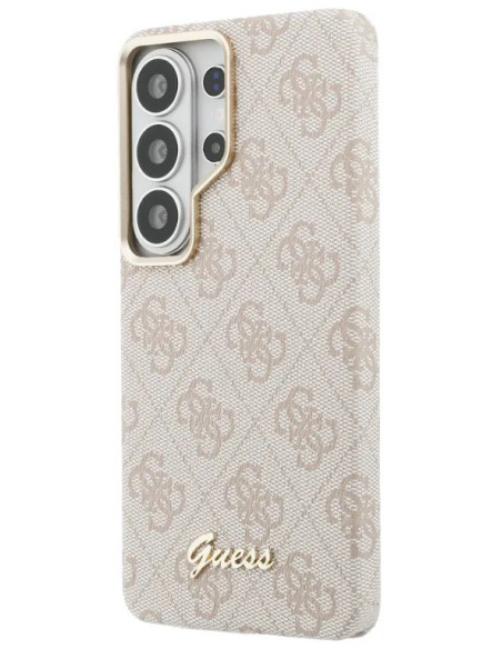 GUESS CARCASA MAGSAFE 4G SCRIPT SAMSUNG S26 ULTRA ROSA